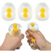 Zabawki Jajko Squishy do Redukcji Stresu - Rozciągliwe Zabawki Fidget do Ściskania dla Dzieci i Dorosłych, Sensoryczne Upominki na Imprezę Przeciw Lękom, Prezenty Wielkanocne