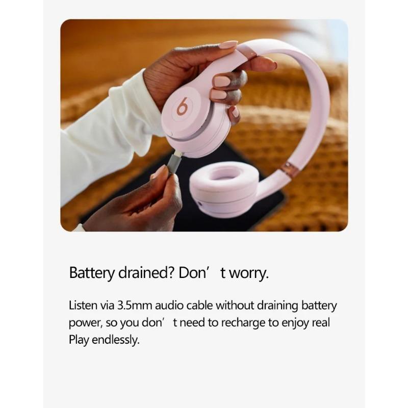 Beats Solo4 wireless Bluetooth headset Head-mounted Active Noise Cancellation Wireless Bluetooth Headset Headset