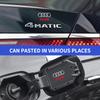 Car Stickers Car-Styling Logo Interior Decorative Accessories For Audi A1 A2 A3 A4 A5 A6 A7 A8 Q1 Q2 Q3 Q4 Q5 Q6 Q7 Q8 B5 B6 B7 B8 C5 C6 C7 C8