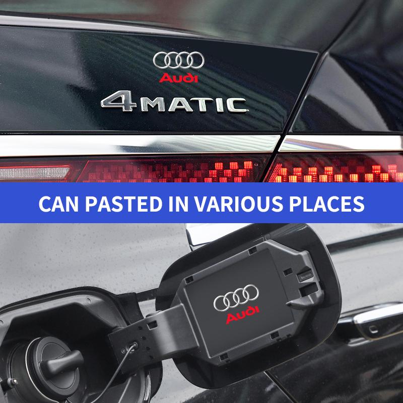 Car Stickers Car-Styling Logo Interior Decorative Accessories For Audi A1 A2 A3 A4 A5 A6 A7 A8 Q1 Q2 Q3 Q4 Q5 Q6 Q7 Q8 B5 B6 B7 B8 C5 C6 C7 C8