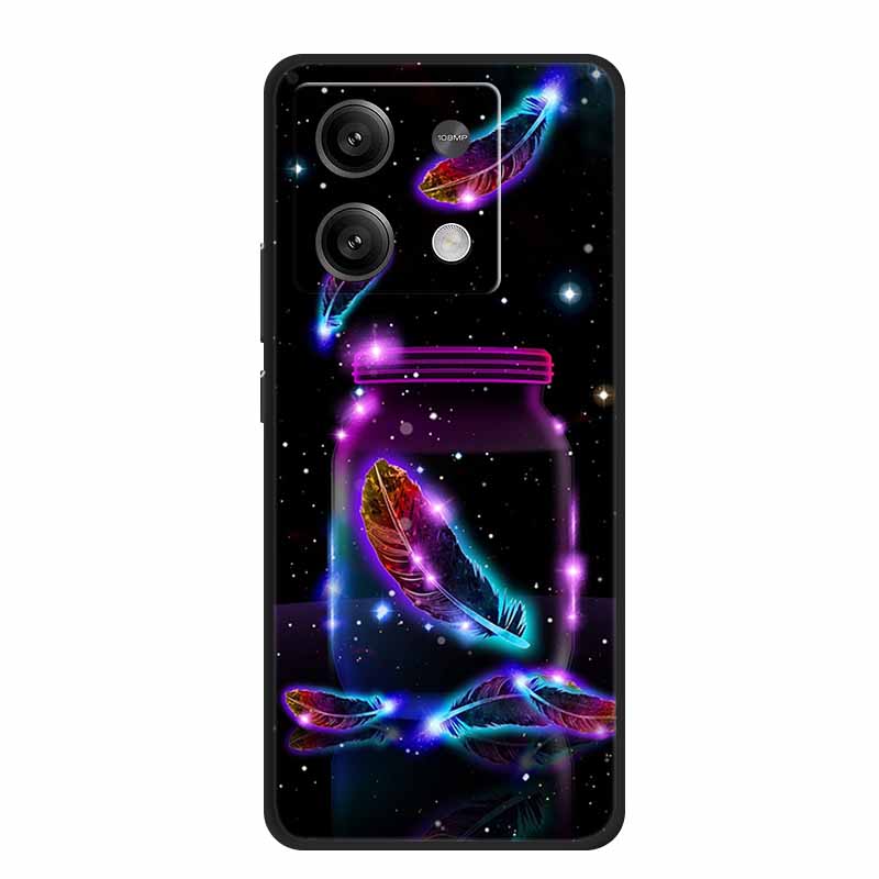 For Redmi Note 13 Pro 5G Case Lovely Soft Painted Cats TPU Silicone Funda For Xiaomi Redmi Note 13 5G Cover Etui Note13 Pro Plus