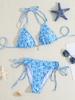 Lace Starfish Pendant Triangle Cup Sexy Two Piece Bikini Set Elegant