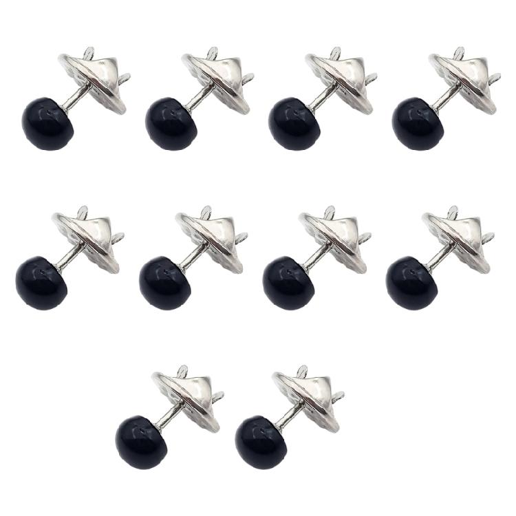 

Window Tiebacks Set Load Capacity Detachable Pearls Decorations for Thick Fabric Drapes чорний