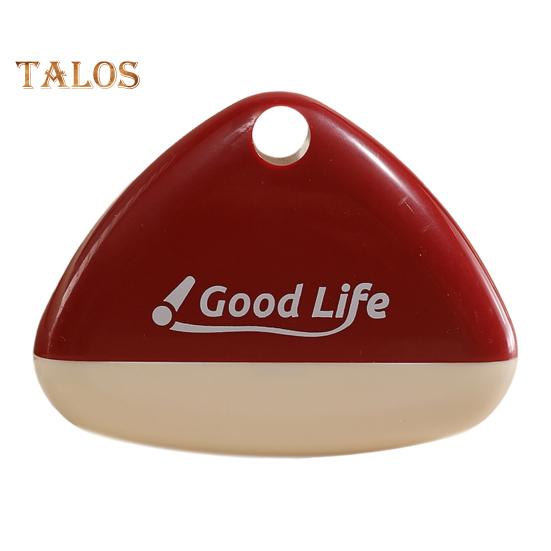 

Портативный моющийся ролик для удаления ворса для домашних животных с треугольным дизайном, компактный многоцелевой инструмент для чистки красный