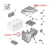 6500CA For 307CC SW 308CC SW 408 3008 RCZ Citroen C4picasso DS5 Fuse BSM Servo Box Cover