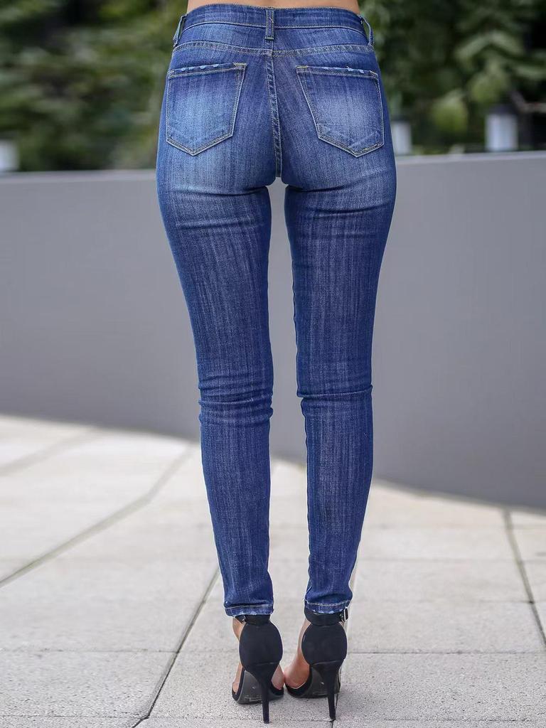 2025 Women's Slim Fit Stretch Small Leg Trendy Long Pants