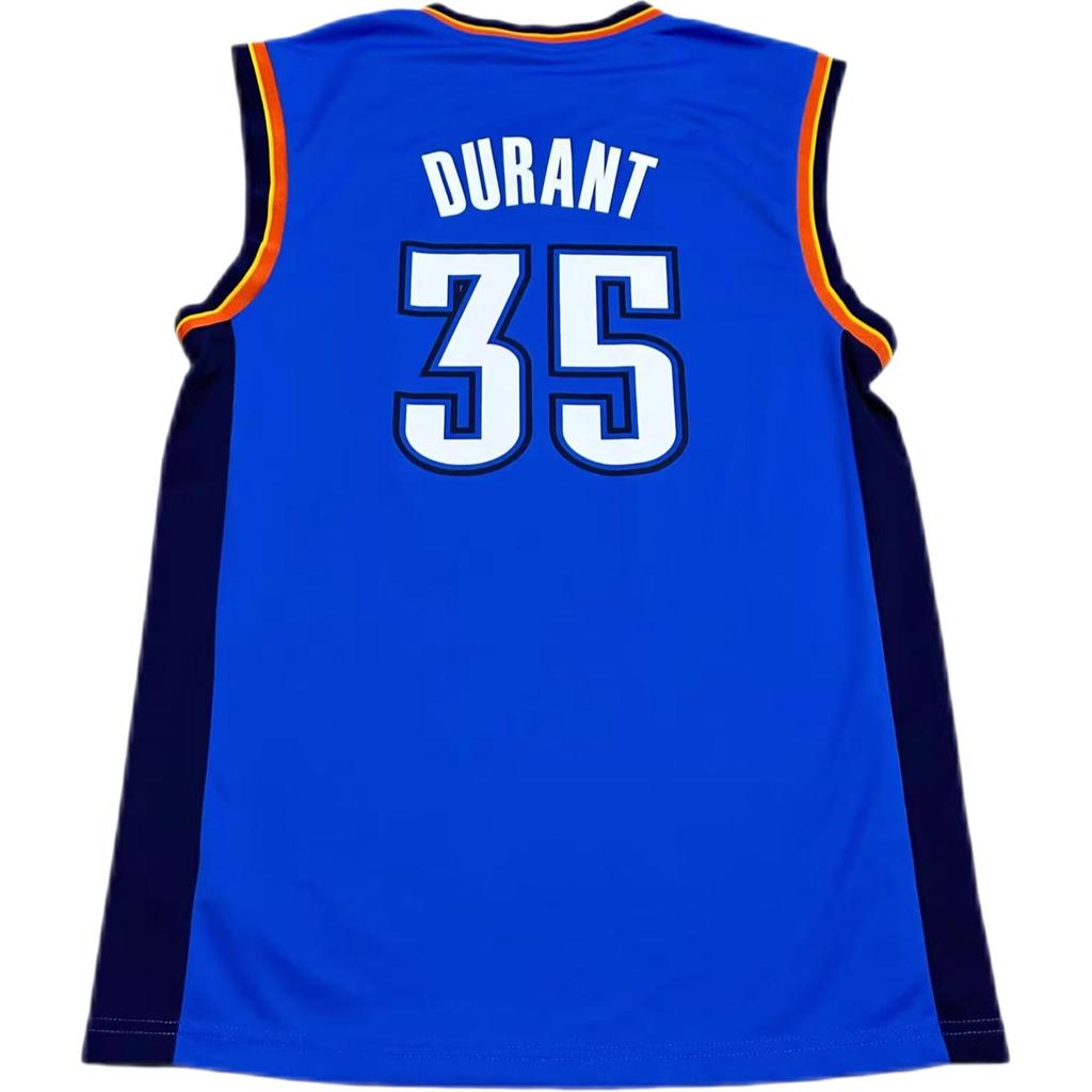 Adidas X NBA Collaboration Oklahoma City Thunder Durant Fashion Comfortable Soft Skin-Friendly Basketball Jersey Unisex Jersey Blue 7818A-3CB-AEB1104