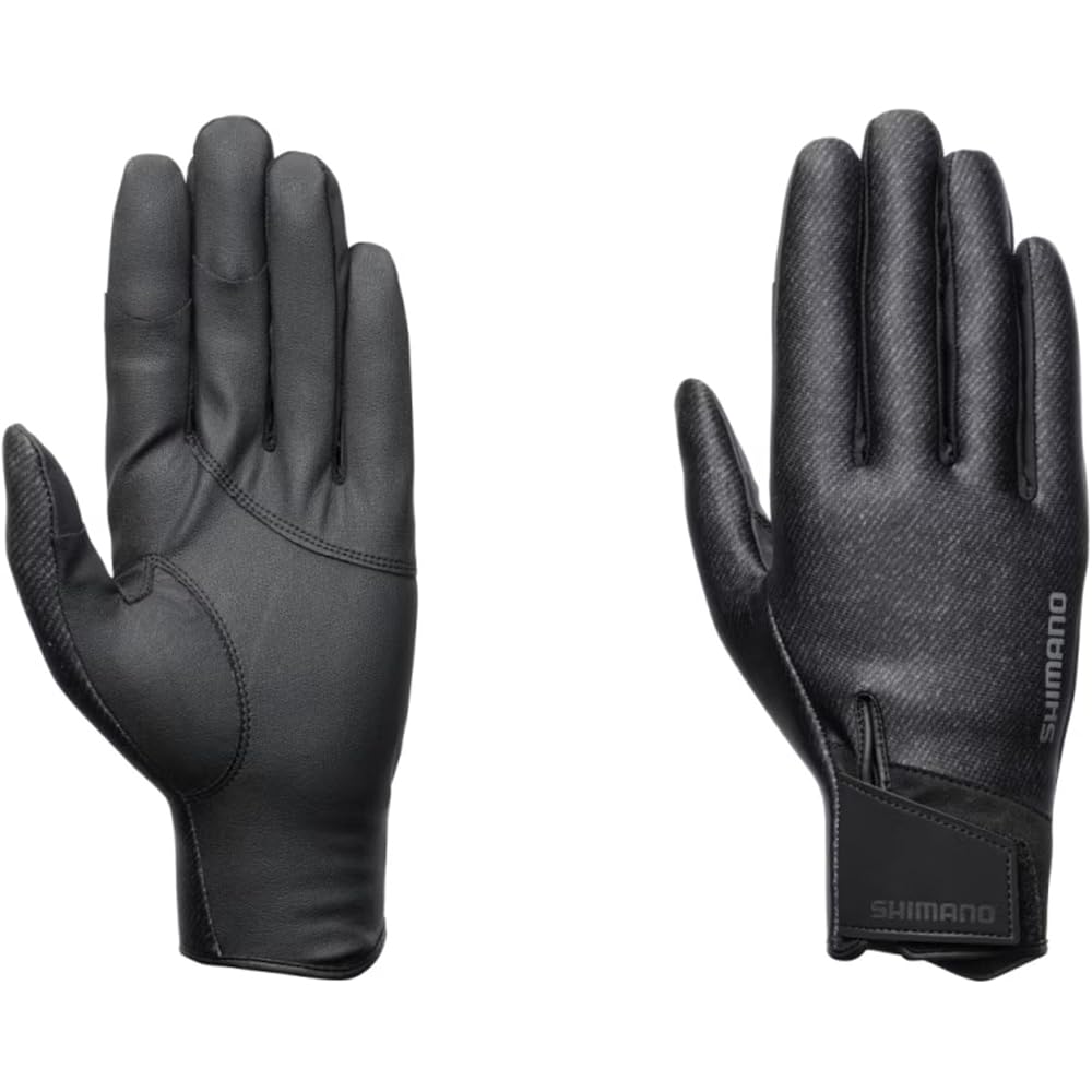 Shimano 03 Titanium Alpha Gloves Fingerless GL-052Y Charcoal Tweed XL