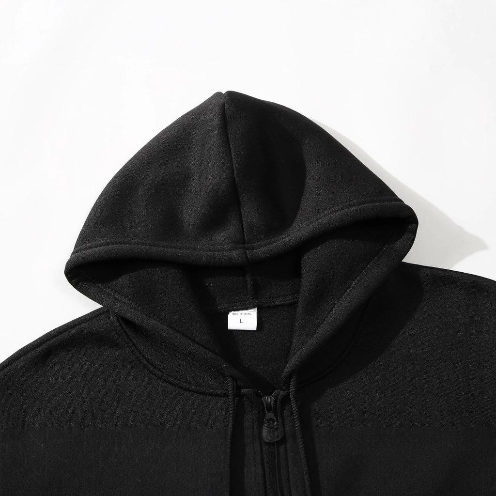 Women's Autumn Zipper Hooded Cardigan: Plus Velvet Long Sleeve Jacket 2025