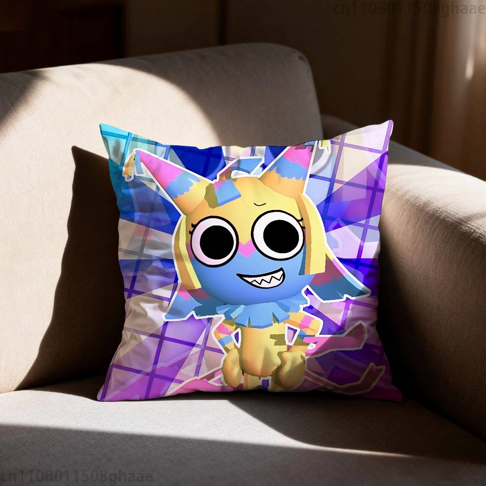 Y-Yatta Anime Kuddfodral Soffa Vardagsrum Sovrum Sänggavel Ryggstöd Kudde Fyrkantig Kudde Vilotid