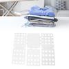 Shirt Folding Board Portable Home Large Folding Board Clothes Folder for Pants Shorts T Shirt White