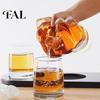 Cool Bourbon Decanter for Men 3D Middle Finger Whiskey Decanter, 1000ml Lead-free Glass Spirit Bottle with Creative Glassware Fathers Day