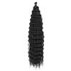 Heat Resistant Fiber Deep Wave Wig Ombre Marly Hair Synthetic Crochet Hair Kinky Curly Hair