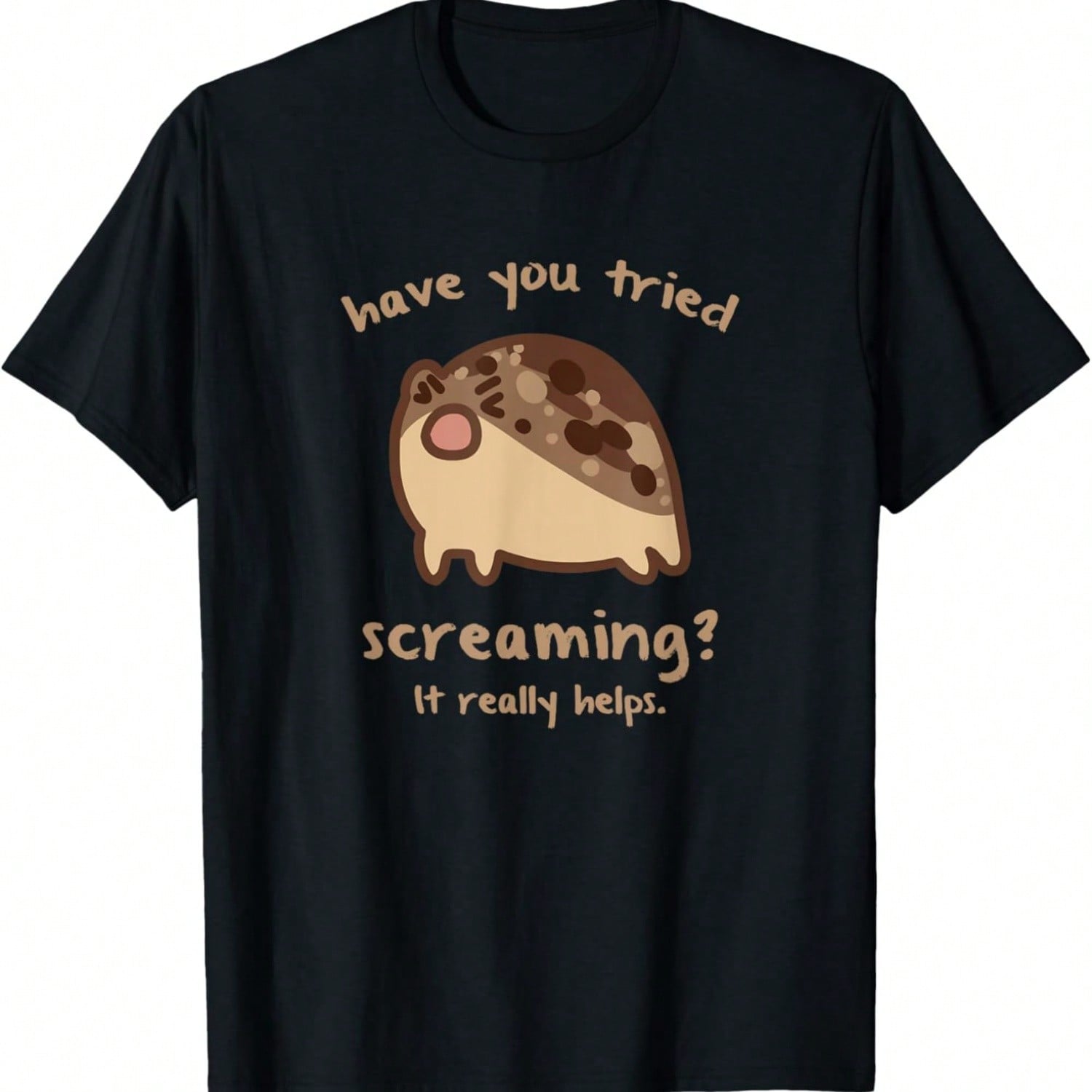 Funny Crying Cat Put Shoe On Head Meme Kitten Lover T-Shirt S разноцветный