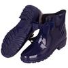 Women's European & American Bow Low Tube Rain Boots - Fashionable Non-Slip PVC for Outdoor Wear.
