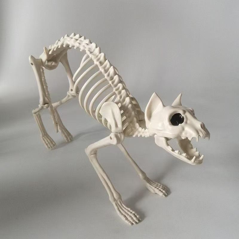 Halloween Spukhaus Requisiten: Skorpione, Fledermäuse und Spinnen Skelette für Escape Room Dekoration