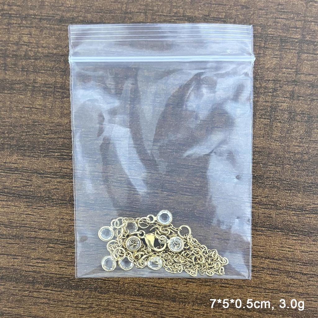 18K Gold Plated Stainless Steel Zircon Glass Beach Finger Chain Bracelet