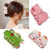 Delicate Dinosaur Hair Clip Cat Hair Claw Stylish Pig Hair Grip Animal Shaped
