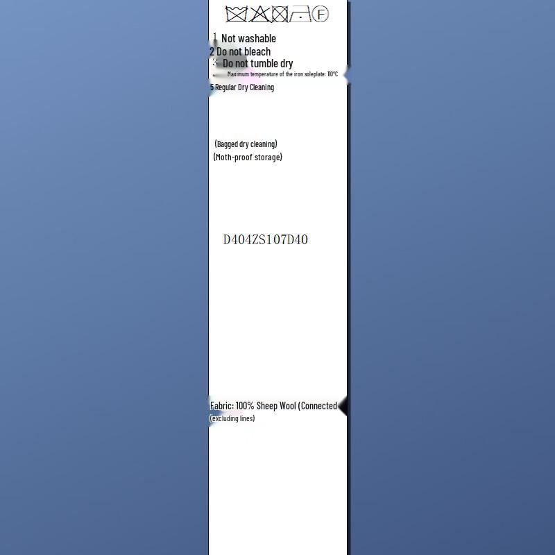 Sancai 2025 Winter Lapel Double-faced Wool Long Coat