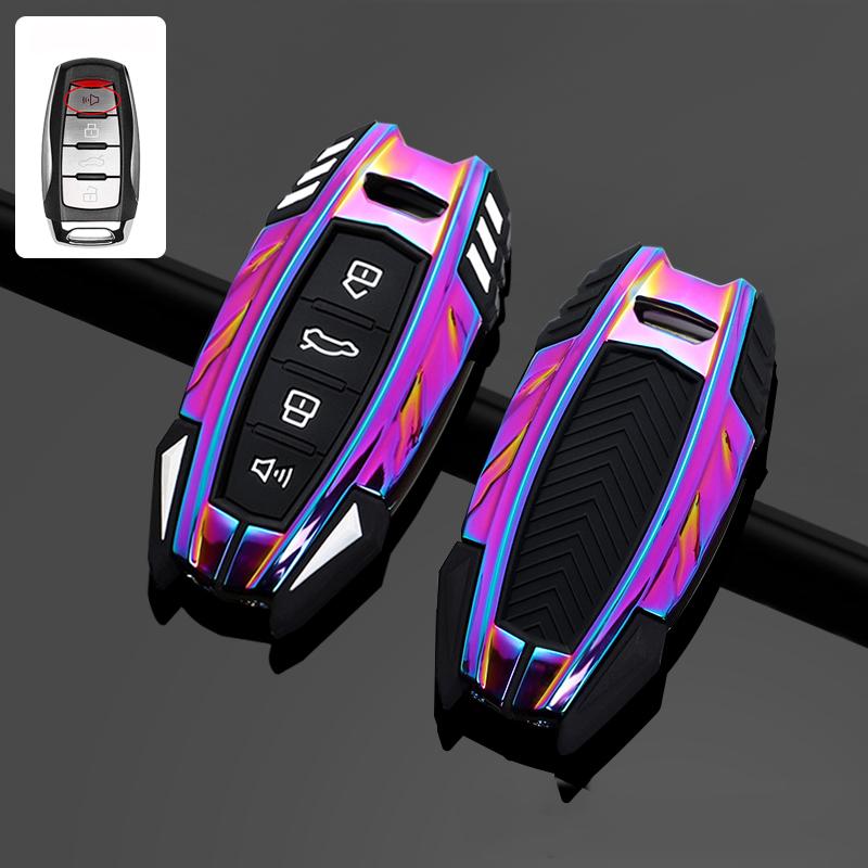 Alloy Key Case for Haval F7x H6 2023 Accessories Car Key Cover Keychain for Haval Jolion Joico Jollein F7 H6 Jolyon F7H Dargo
