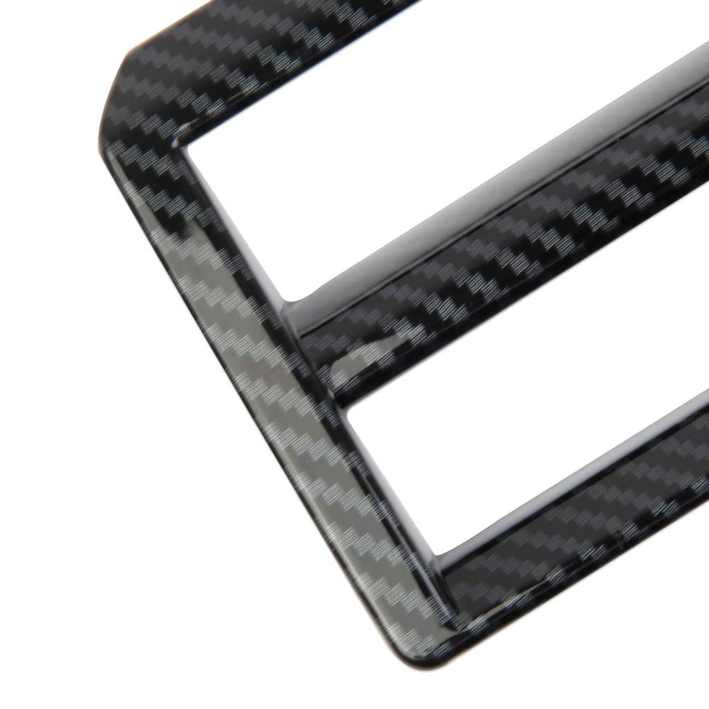 Carbon Fiber Side Console Headlight Switch Panel Cover Trim Accessories for Toyota Tundra 2022-2026 Sequoia 2023-2026