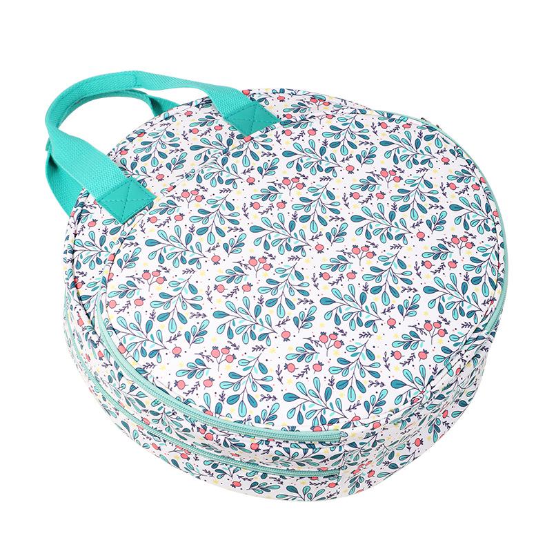 Cross Stitch Kit Storage Bag with Poke Tool & Yarn Accessories