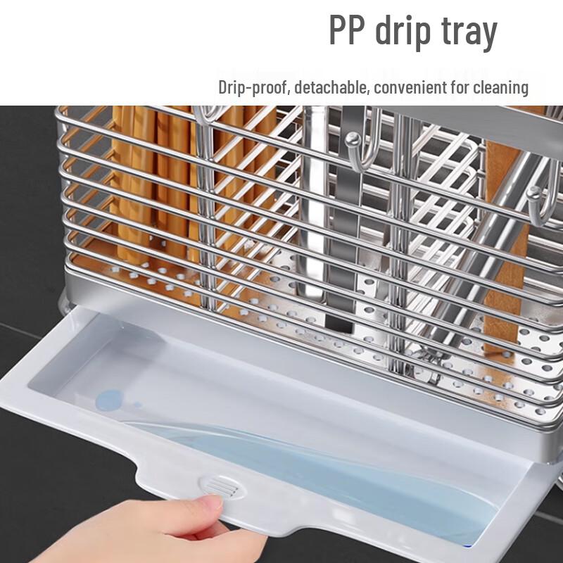 Stainless Steel Kitchen Knife and Chopstick Holder