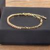 Nidin Classic 5 Colors Bracelets Fashion Paperclip Link Chain Light Luxury Zircon Charm Bangle Women Jewelry Party Fine Gift