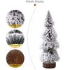 Mini Christmas Tree Ornaments Snow Pine Tree  Christmas Decorations For Home Desktop Xmas Navidad New  Gift DIY Crafts