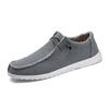 Men’s Plus-Size Canvas Casual Loafers - European Style Driving Shoes