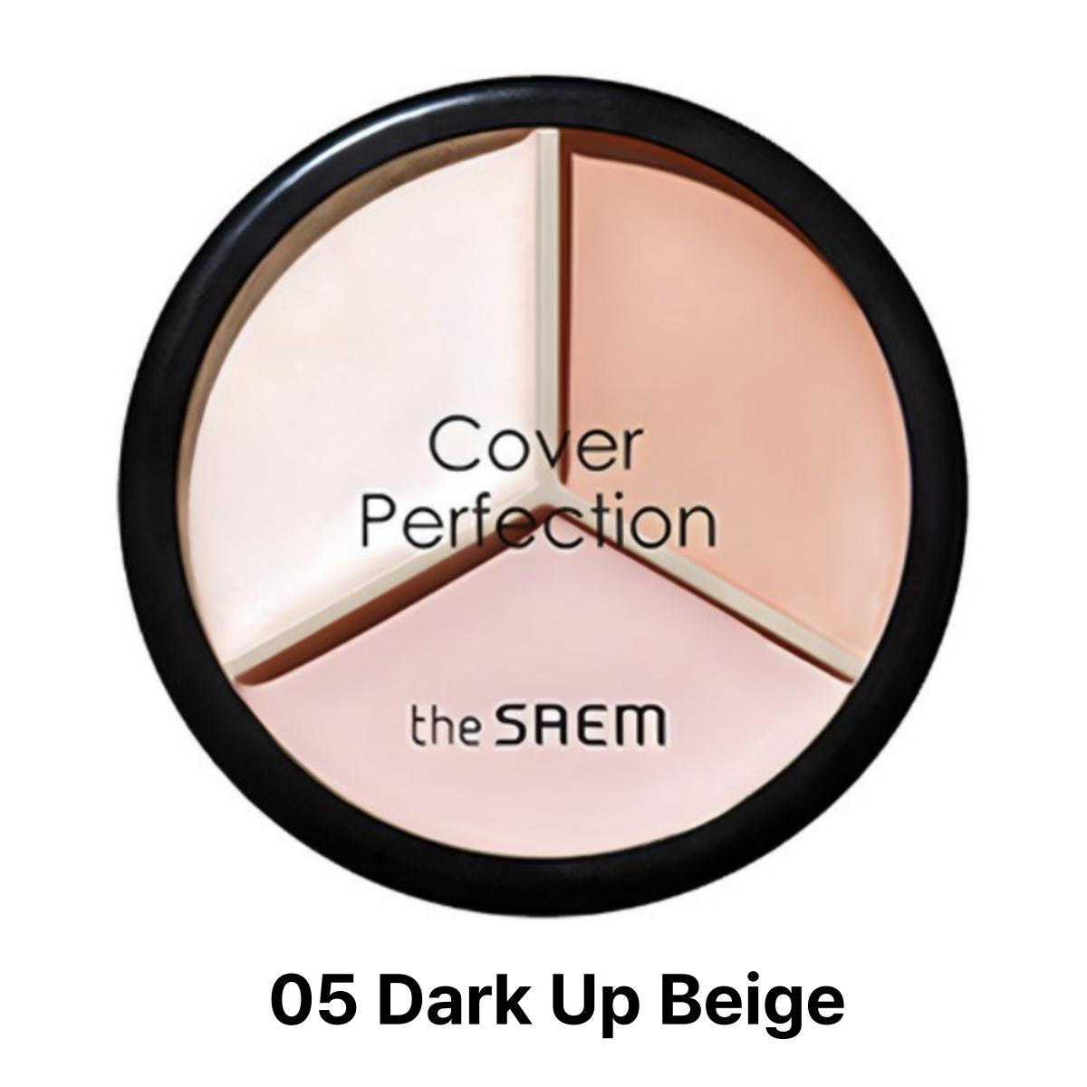 

[The Saem] Cover Perfection Triple Pot Concealer 13.5g 05 Dark Up Beige