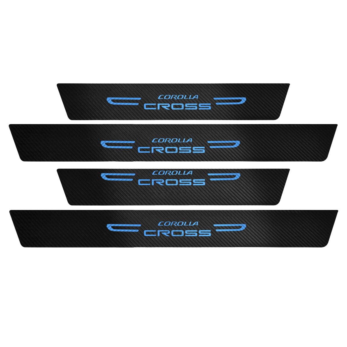 

JuYuna Накладка на порог для Corolla Cross COROLLA CROSS Накладка на порог для Corolla Cross комплектаций GX G Z Эксклюзивная защита бокового порога Защитная наклейка Боковой порог синий