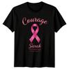 Courage Sarah October 2025 Breast Cancer Awareness Womens Mens Graphic Tee