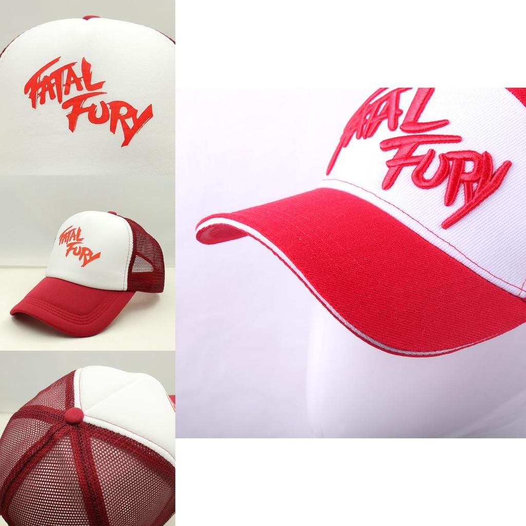 Șapcă de Baseball din Bumbac Brodată Terry Bogard din Fatal Fury Stil Hip Hop