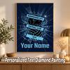 BIRMINGHAM CITY Football Custom Name Text 5D Diamond Painting Kit DIY Full Drill Diamond Art Decoration
