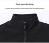 Men's Plus Size Winter Cotton Jacket for Middle-Aged & Elderly Dads, Velvet Lined, Thickened, Padded, Stand-up Collar