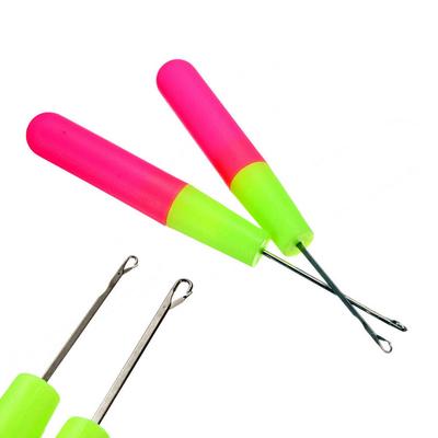 2PC Háčkovací háček Dreadlock Zámek Zámek Hair Micro Braid Needle Tool DIY
