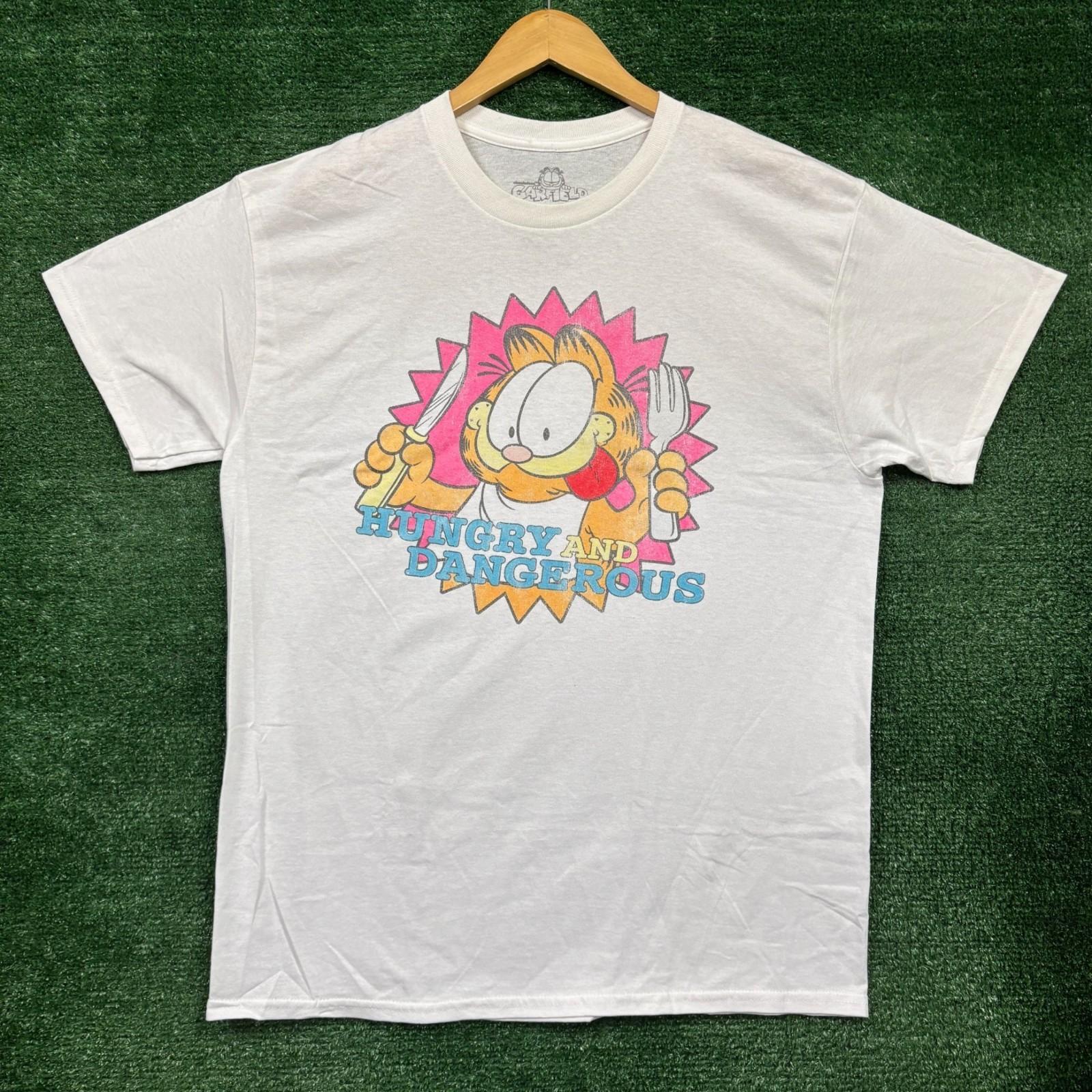 Nickelodeon Garfield Hungry and Dangerous Size Large Unisex T-Shirt XL