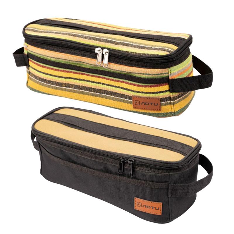 Outdoor Camping Cookware Portable Set Camping, Outdoor Picnicking, Cutlery Storage Bag Self Driving Tour Grooming And Makeup Bag