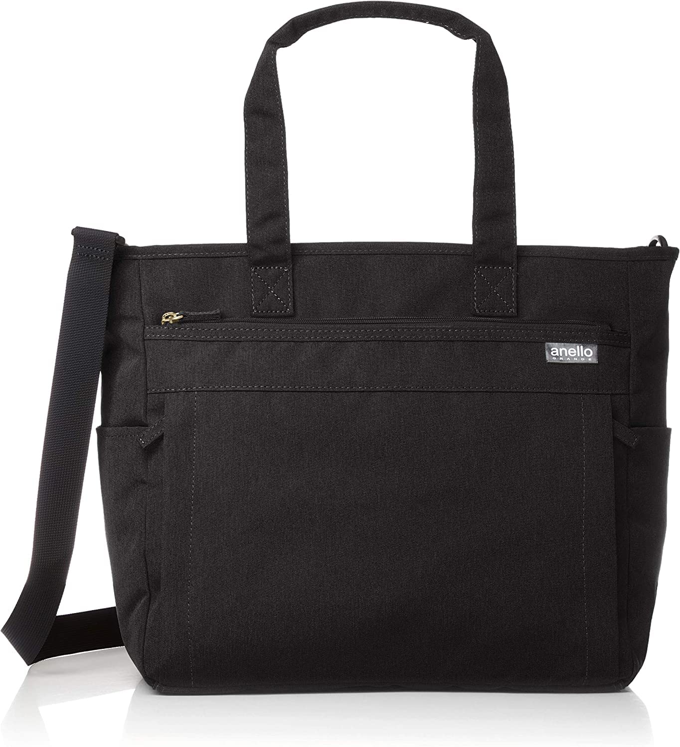 

Anello Grande 2-Way Tote Bag, A4 Size, Water-Repellent, Lightweight, 10 Pockets, 2-Way SPS GUH2316Z, Black