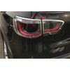 ABS Chrome Front&Rear Light Lamp Frame Trim For 2017- JEEP Compass Set 4pcs