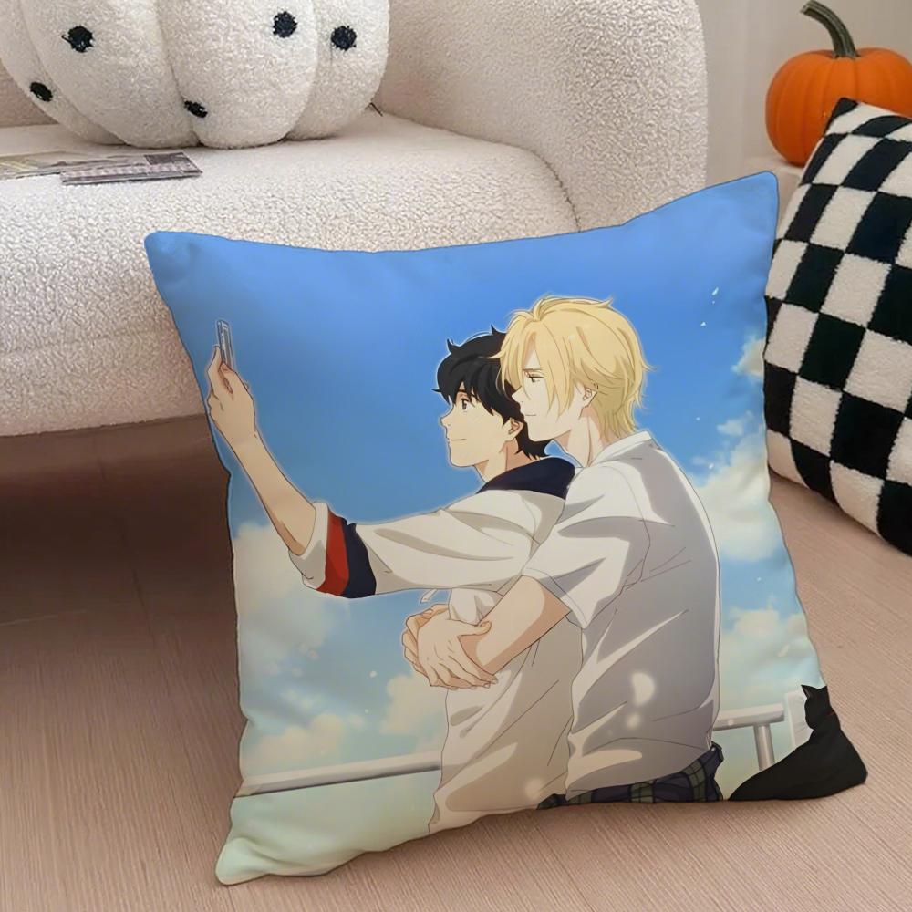 Coole DDoushisei Kissenbezug Sofakissenbezug Versteckter Knopf Strapazierfähiges Polyester Stuhlkissen
