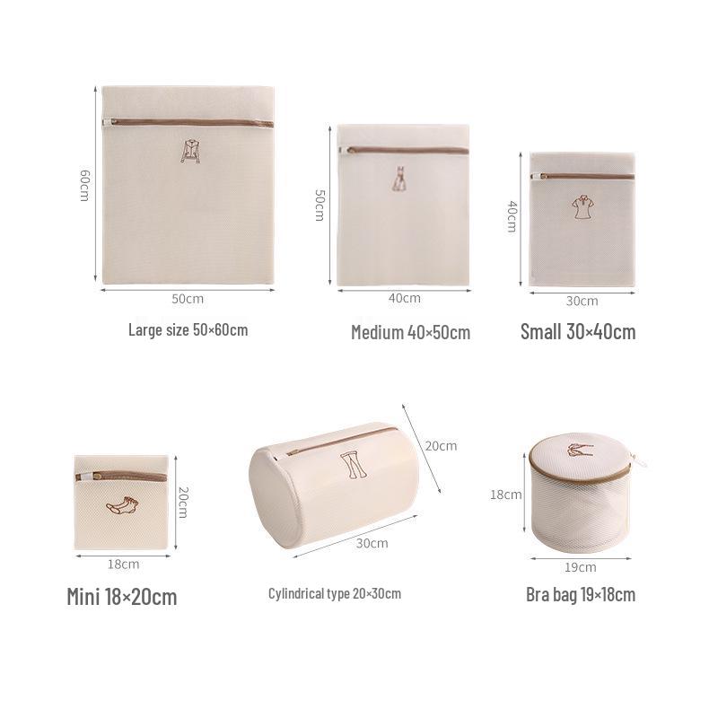 Double-Layer Mesh Laundry Bag for Delicate Lingerie