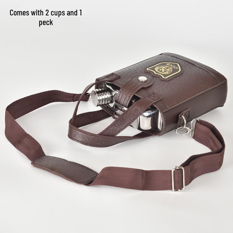 

Shangqi Thickened 304 Stainless Steel Barrel Hip Flask