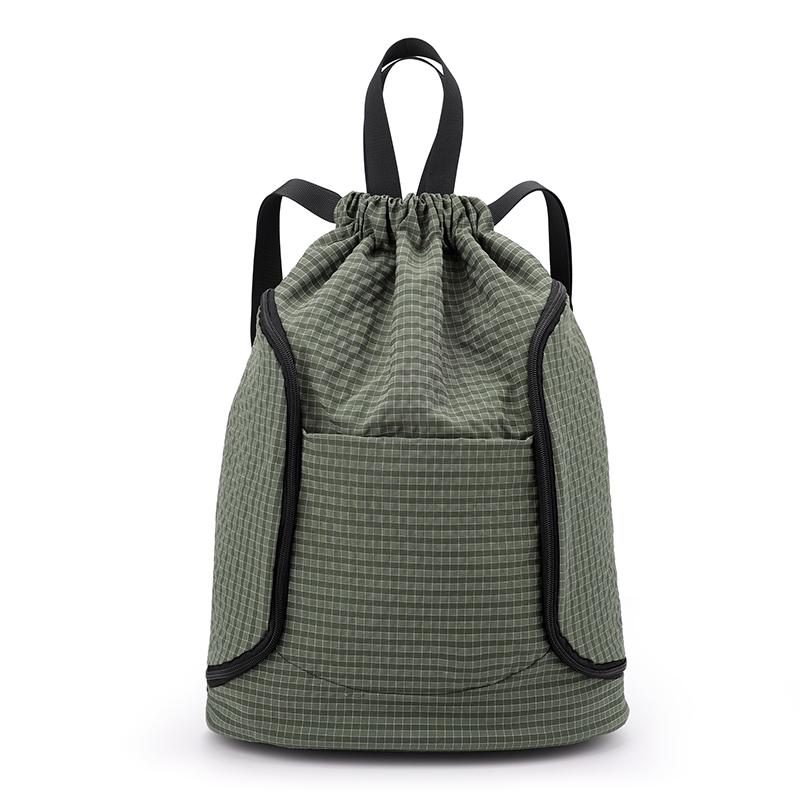 

Рюкзак на шнурке, рюкзак для плавания, фитнеса, унисекс, большой емкости, дорожный рюкзак зелёный