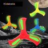 3 Pcs Boomerang Outdoor Sports & Camping Essential Boomerang Flying Disc With Night Glow 360 Degrees Returning Spinner Lawn Plaything