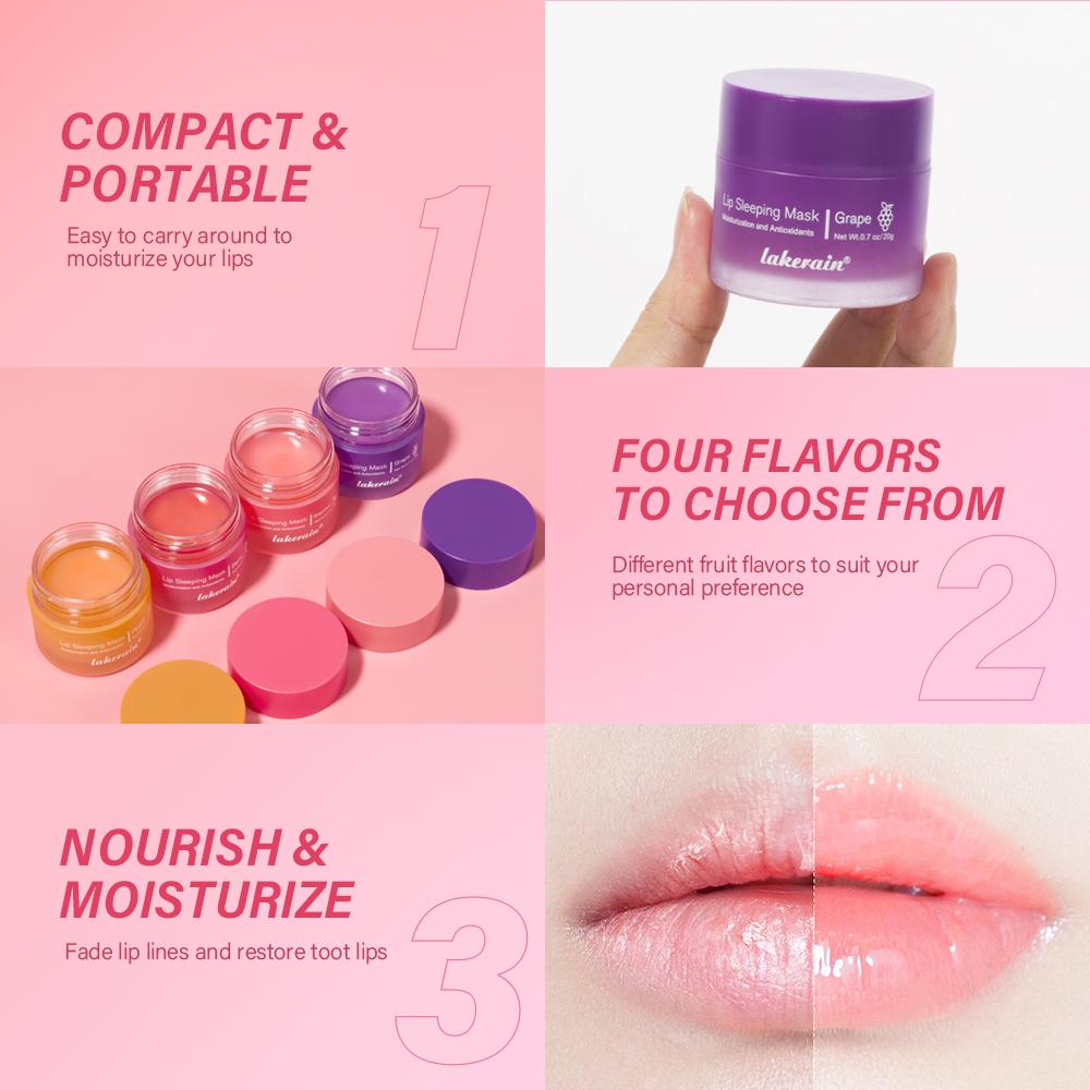 20g Moisturizing Lip Mask Night Sleeping Anti-cracking Fade Lip Lines Lip Care Products