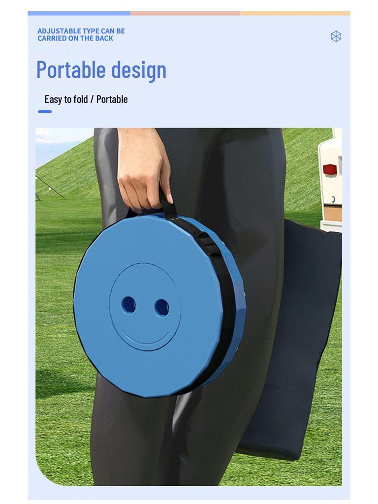 Compact Portable Adjustable Folding Stool for Outdoor Travel and Fishing