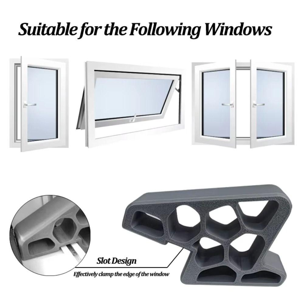 3D Window Stopper Anti-Slip Door Wedge Multi-use Track Lock Stopper  Balcony Doors