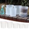 Transparent Gallon Flowerpot Plastic Planters Household Balcony Potted Plant Pot Root Control Breathable Seedling Nursery Pot